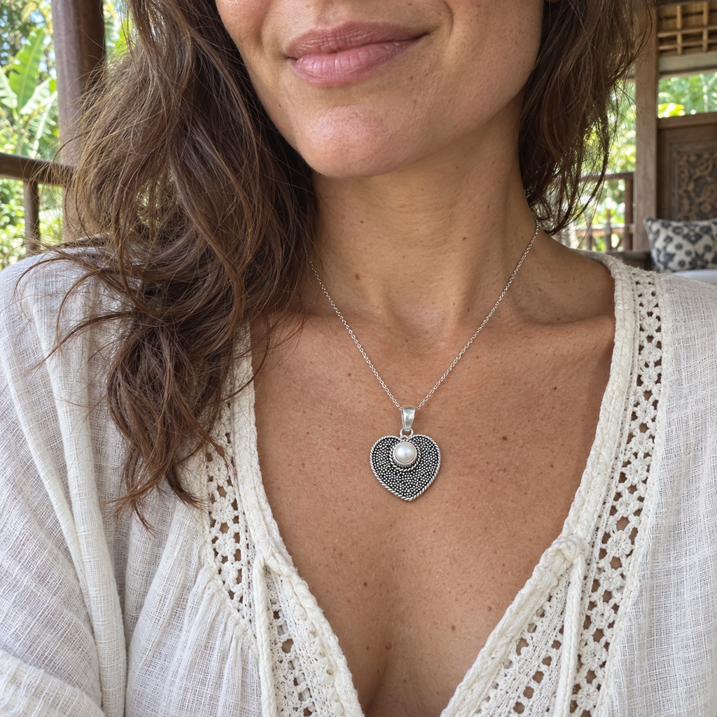 Pearl Beaded Byron Pendant PP013
