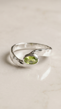 Peridot Wrap Byron Ring RA027