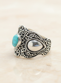 Turquoise Ornate Byron Ring RA021