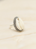 Cowrie Shell Beaded Byron Ring RS060