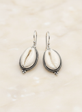 Cowrie Shell Beaded Byron Earrings ES215