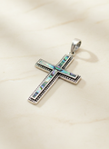 Mother of Pearl Cross Byron Pendant PS063